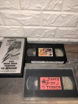 RARE VHS Tapes Of Terror Copy Attack Of Mushroom People Man Who Turned T... - £33.08 GBP