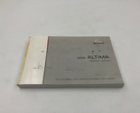 2006 Nissan Altima Owners Manual K02B20004 - $14.84