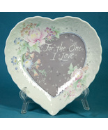 Mikasa For the One I Love Bone China Floral Heart Dish B2026 Gift Ware - $151.86 MXN
