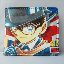  Detective Conan PU Short Wallet Conan Coin Purse - £46.43 GBP