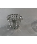 edge glass candle holder glass Vintage - $15.09 CAD
