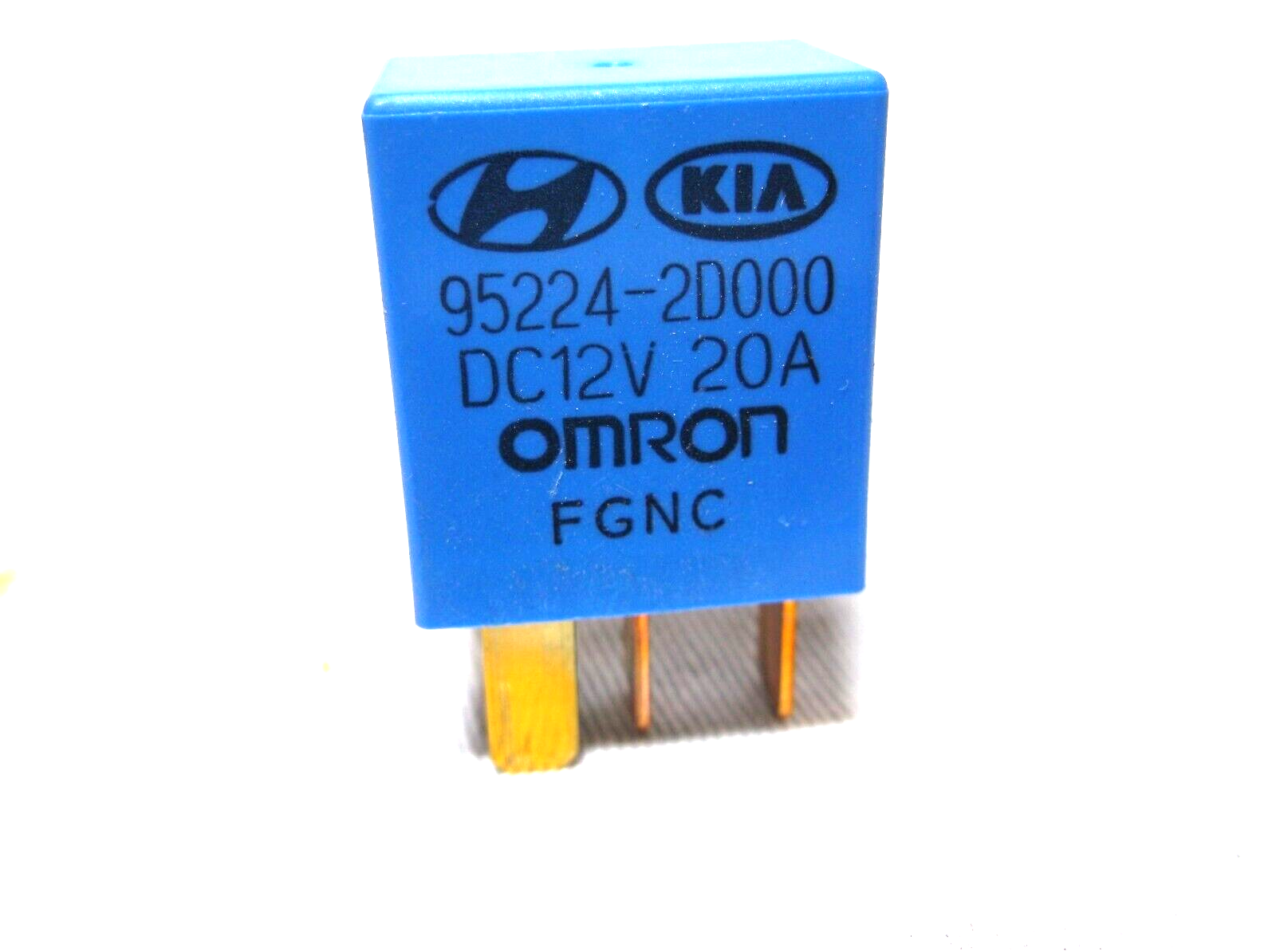 OMRON/HYUNDAI/KIA/12V/20A/ MULTIPURPOSE 4 PRONG RELAY - $3.00