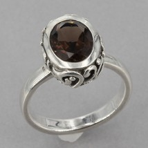 Retired Silpada Sterling Smoky Quartz Ring Part of Stackable Set R1384 Size 9 - £19.62 GBP