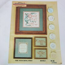 Vintage 1979 Count It All Joy by The Stitching Post Cross Stitch Leaflet - $19.56 CAD