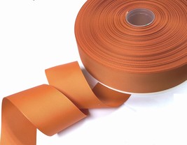 2&quot; 5cm wide- 3-20y Ginger / Dark Orange Vintage Grosgrain Polyester Ribb... - $5.99+