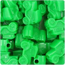 BeadTin Grasshopper Neon Bright 25mm Car Plastic Pony Beads (24pcs) - $2.39