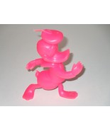 Louis Marx Walt Disney 1971 Pink Donald Duck Plastic Figurine - $189.87 MXN