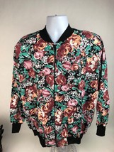 Avon Vintage Floral Garden&#39;s Sipper Jacket Large - X Large New Nos 1990’s Fstshp - £21.52 GBP