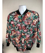 AVON VINTAGE FLORAL GARDEN&#39;S SIPPER JACKET LARGE - X LARGE NEW NOS 1990’... - $26.99