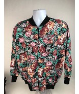 AVON VINTAGE FLORAL GARDEN&#39;S SIPPER JACKET LARGE - X LARGE NEW NOS 1990’... - £21.17 GBP