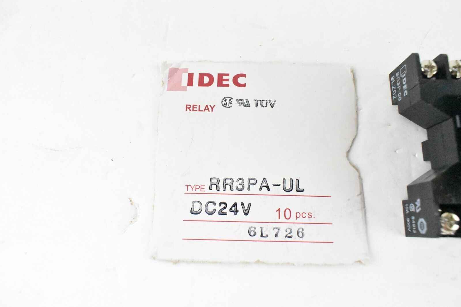 Primary image for Idec RR3PA-UL Relay With SR3P-06 Lot Of 2