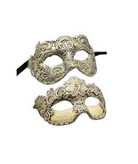 Masquerade mask couple set - Masquerade mask for couples in silver - Dec... - $168.23 CAD