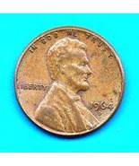 1964 D Lincoln Memorial Penny (circulated) Ungraded but About AU50 - $0.01