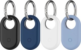4 Pack for Samsung SmartTag2 Case Silicone case with Galaxy Smart tag 2 Keychain - £21.97 GBP