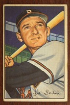 Vintage Baseball Card 1952 Bowman #60 Sid Gordon Boston Braves Outfield - £7.72 GBP