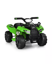 6V Kids ATV Quad Electric Ride on Car with LED Light and Mp3-Green - £159.55 GBP