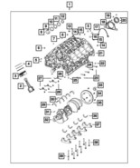 NEW OEM MOPAR LONG BLOCK ENGINE 2014 2024 RAM 2500 3500 4500 68411230AA ... - €9.431,47 EUR