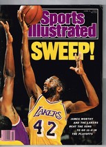 1989 Sports Illustrated June 5th Lakers James Worthy NBA Playoffs Basketball 6/5 - £19.06 GBP