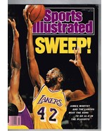 1989 Sports Illustrated June 5th Lakers James Worthy NBA Playoffs Basket... - £19.08 GBP