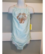 Body Glove Green/White Plaid One Piece Swimsuit Size 10 Girl's NEW - $23.00