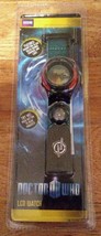 Doctor Who BBC LCD WATCH w/ Magnify Glass Dalek Sounds Light Compass NIP (UF 13) - £15.98 GBP