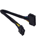 20 Pin To 14 Pin Atx Psu Main Power Adapter Braided Sleeved Cable For Ib... - £18.95 GBP