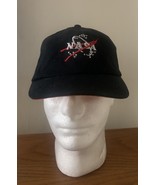 Kennedy Space Center NASA Hat Black Ball Cap Hook And Loop Adjustable - $9.50 CAD