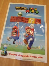 Mc Donald&#39;s Super Mario Bros Movie Poster Advertising Never Sold To The Public! - £89.67 GBP