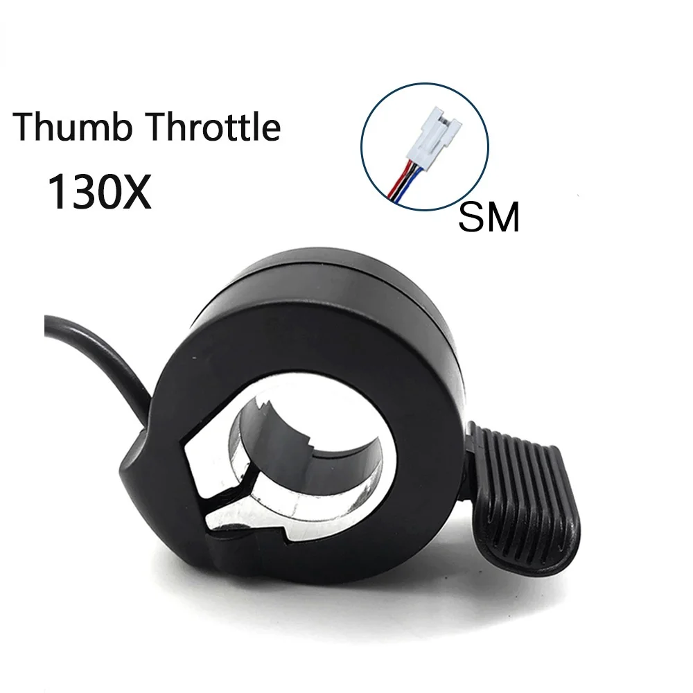 130X Ebike Throttle E Bike Throttle 24V 36V 48V 52V 60V 72V Thumb Throttle Ebike - £67.85 GBP