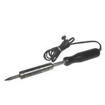 Vintage Soldering Iron Electric Wood Handle Heavy Duty - $276.79 MXN