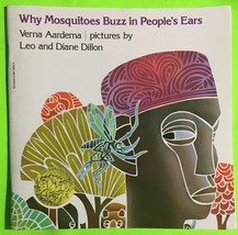 Vtg Why Mosquitoes Buzz in People&#39;s Ears by Verna Aardema, Scholastic (PB 1975) - £3.13 GBP