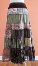 Cache Satin Velvet Event Skirt New Size 2/4/6 S Texture Boho $158 NWT Mi... - £50.51 GBP