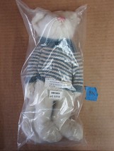 Vintage Nos Boyds Bears Plush 93096V Whitefurd Felinsky Kitty Cat B2 M - $27.69