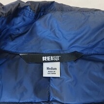 REI Co-Op Jacket Womens M Blue Down Puffer Lightweight Insulated Lined 37249-F22 image 3