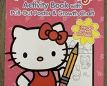 2007 Hello Kitty Coloring &amp; Activity Book Colouring + Poster &amp; Growth Ch... - $14.45