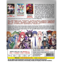 DVD Date A Live Complete (Season 1-4) + 3 Movies + 2 OVA English Dub Anime - £27.35 GBP