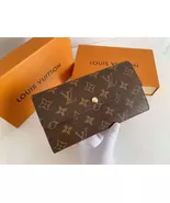 Louis Vuitton Portefeuille Sarah Monogram Long Wallet – Brown - $49.00