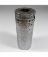 Snap-On Tool S320 1/2 SAE 1&quot; Deep Length Chrome Socket 1/2&quot; Drive 12 Poi... - $13.26 CAD