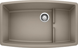 BLANCO 441291 Performa Cascade Silgranit Undermount Kitchen Sink - Truffle - $98.99