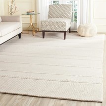 Safavieh Natura Collection 8&#39; x 10&#39; Natural NAT215A Handmade Wool Area Rug - $505.99