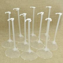 10pcs Transparent Stand Support Dolls Mini Display Holder 5.91 x 5.91 x ... - $15.84