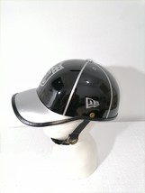 Custom Helmet Motorcycle Half Helmet Baseball Hat Cap black silver Fiber... - £173.12 GBP