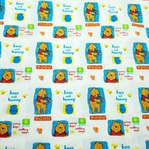 Winnie The Pooh Bees And Honey Vintage Fabric Sunny Days One Yard - £8.11 GBP