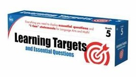 Learning Targets and Essential Questions, Grade 5 (2015, Cards,Flash Cards) - £14.68 GBP