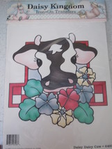 Daisy Kingdom Iron On Transfer Daisy Dairy Cow 6403 1990 New In Wrapper - $6.83 CAD