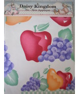 Daisy Kingdom No Sew Applique Fruit Medley  1990 New In Wrapper - £3.11 GBP