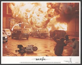 Malone Man on Fire #6 1987- original 11&quot;x14&quot; lobby card-Featuring violent exp... - £28.29 GBP