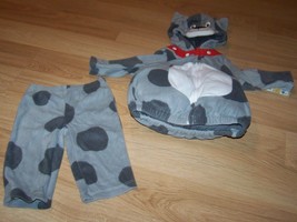 Infant Size 3-6 Months Carter&#39;s Gray Spotted Puppy Dog Halloween Costume New Tag - £26.89 GBP