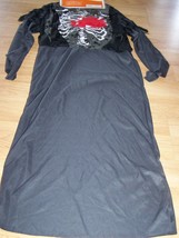 Size Large 10-12 Horrible Grim Reaper Halloween Costume Robe Skeleton Ch... - $24.00