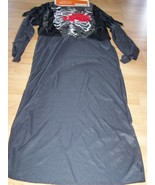 Size Large 10-12 Horrible Grim Reaper Halloween Costume Robe Skeleton Ch... - £19.18 GBP